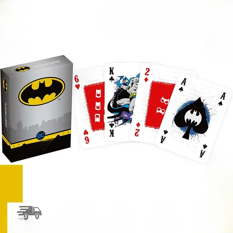 Cartamundi, baralho de poker, 55 cartas, poker, batman, super heróis dc comics, jogo de mesa, cartas