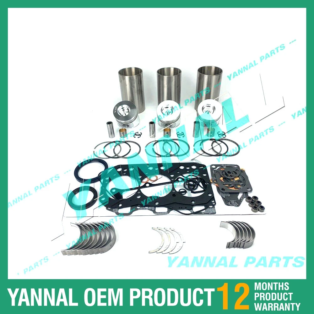 

ENGINE REBUILD KIT FOR YANMAR 3TNE82 MINI EXCAVATOR DIGGER LOADER AFTERMARKET PARTS