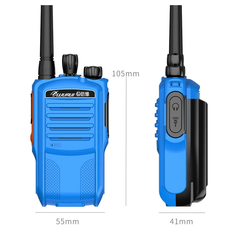 Ex Explosion-proof scanner UHF 400-470 walkie talkie water proof 10km Mini radio Portable Mobile police long range IP67 gas