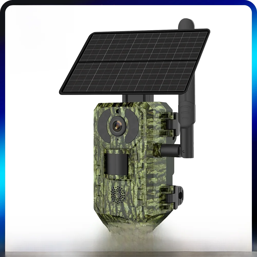 UCON APP EU Jacht Trail Camera 4G 4MP 4W 7800mAh Batterij Zonnepaneel PIR Bewegingsgeactiveerde Trigger Wildlife Camera Nachtzicht - afbeelding 2