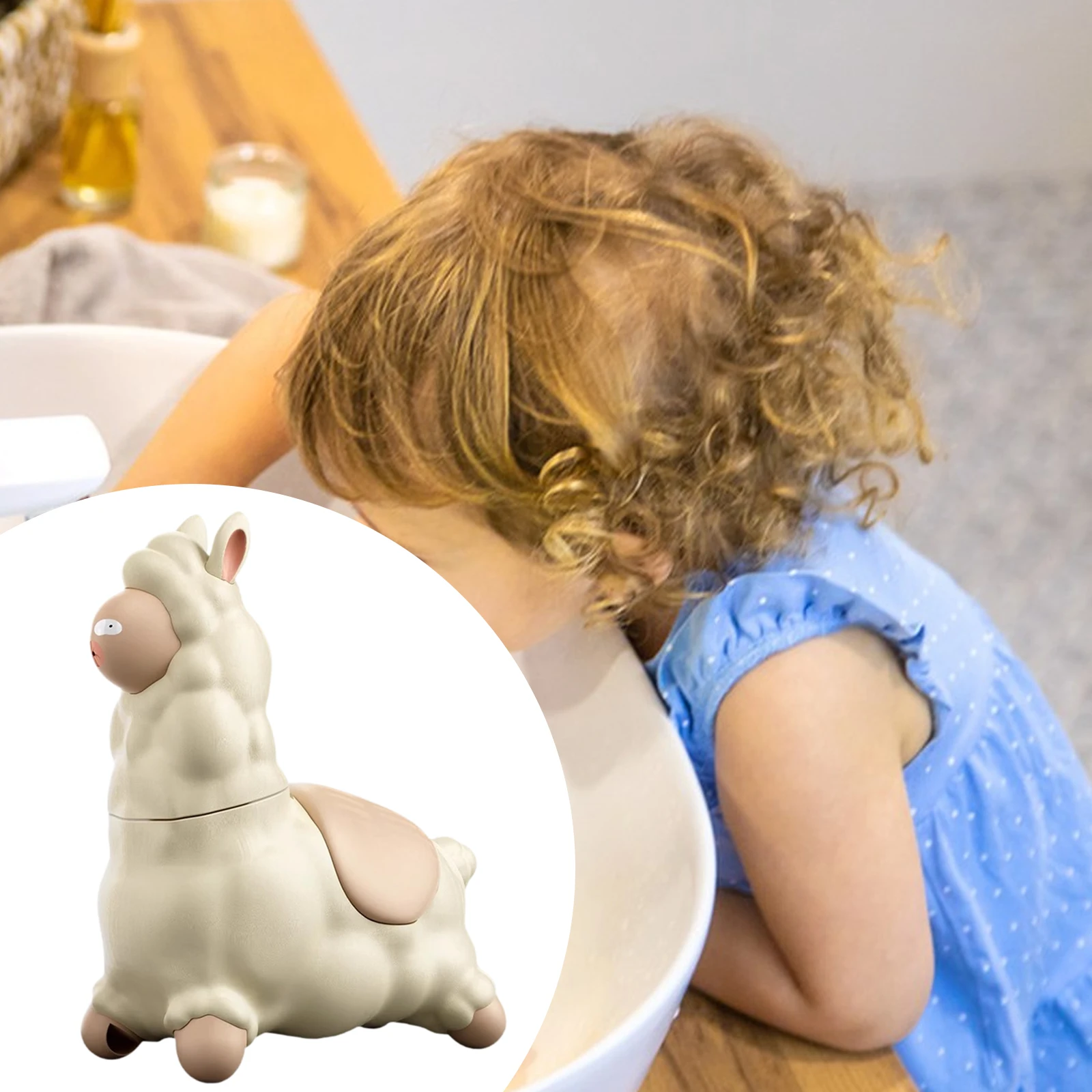 Juguete de pulverización de agua con forma de Alpaca, juguete de playa portátil, juguete de chorro de Alpaca, juguetes para trucos, actividades al aire libre para niños, patio de césped