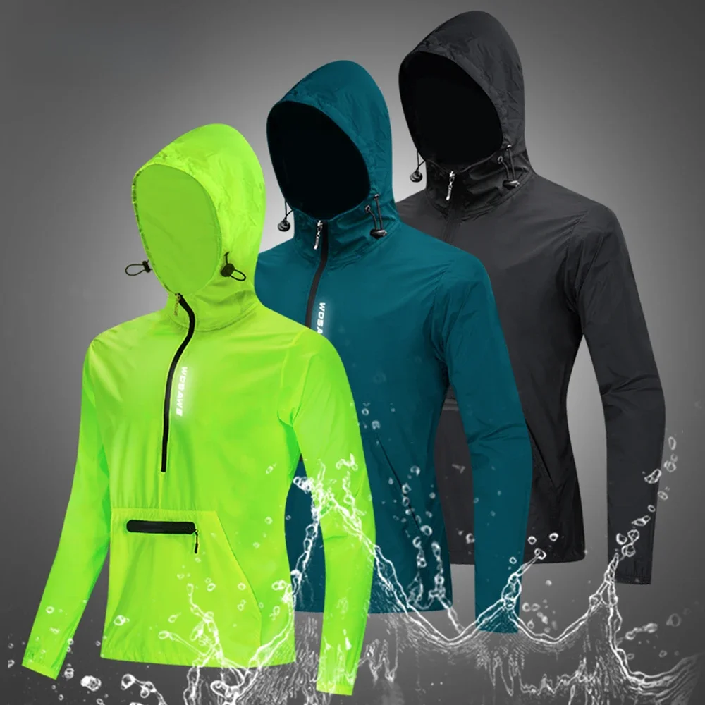 AliExpress WOSAWE Cycling Windbreaker Gravel Men Hooded Jacket Mountain Bike MTB Road Bike Coat Packable Racing