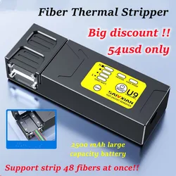 SAIVXIAN U9 Fiber Thermal Stripper Heated Wire Stripping thermal stripping of ribbon fiber with lithium battery Fusion Tool