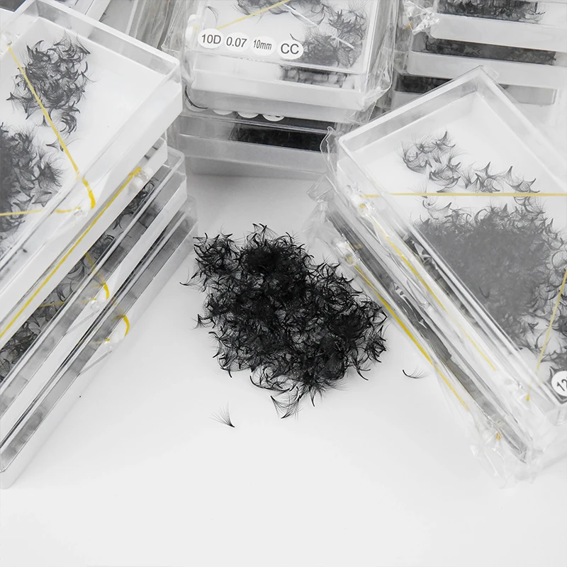 False eyelashes 1000 Fans 0.03 0.05 0.07mm 3D 4D 5D 6D 8D 10D 12D 14D 16D 20D 25D 30D ProMade Loose Fans Single Length Fans