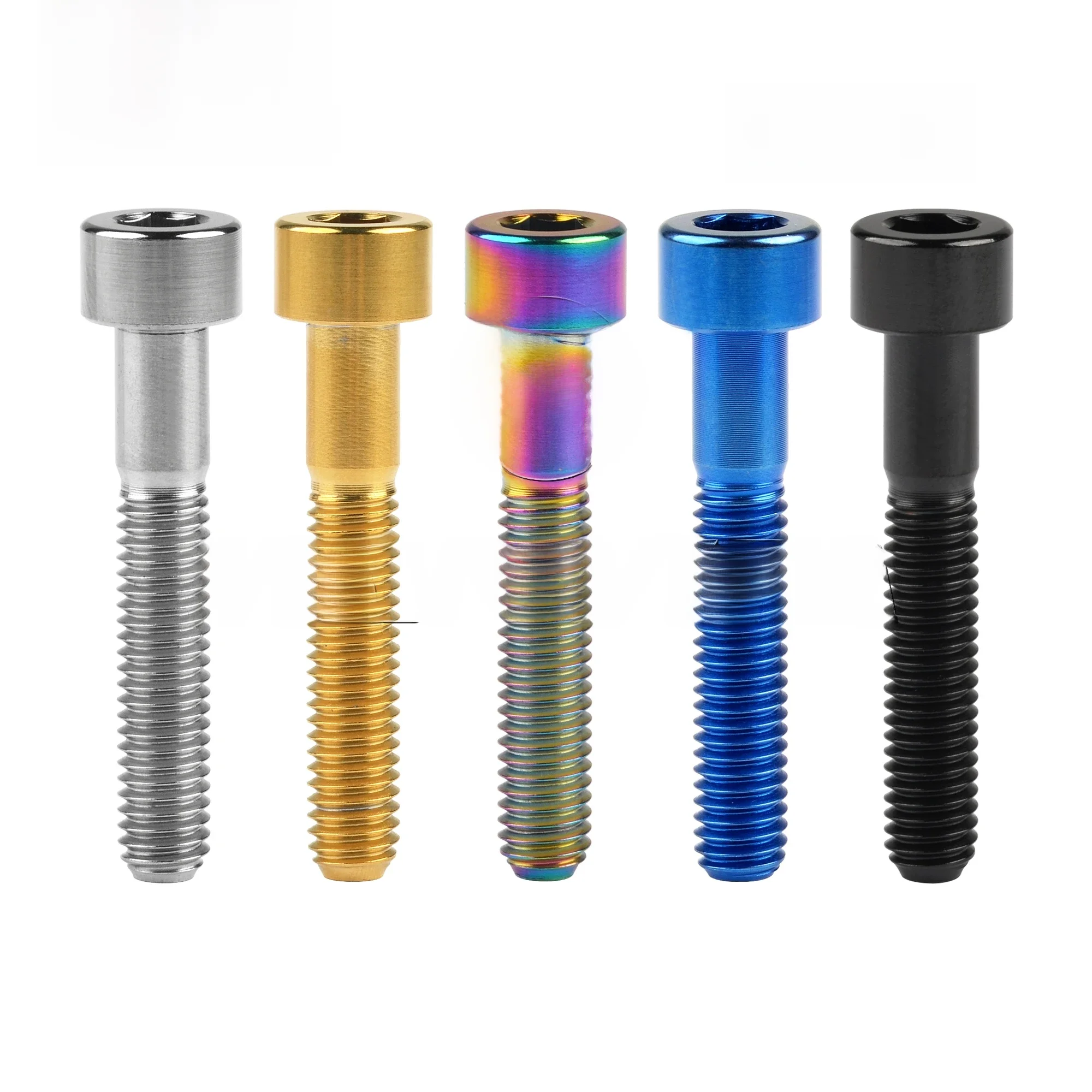 AliExpress Wanyifa M6x35/40mm Bike Headset Bolt Titanium Ti Bicycle Stem Top Cap Bolt Screw 2pcs