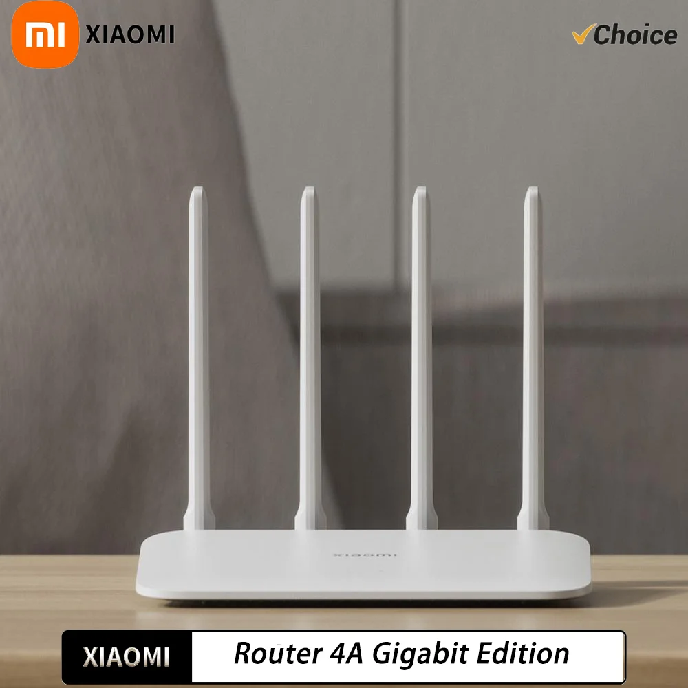 

Xiaomi Router 4A Gigabit Edition 2.4GHz 5GHz WiFi 1167Mbps Repeater 128MB DDR3 High Gain 4 Antennas Network Extender CN