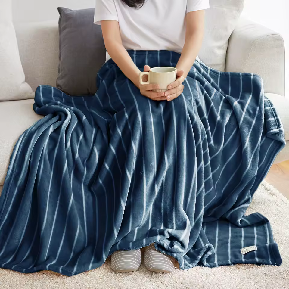 더자리 극세사 담요