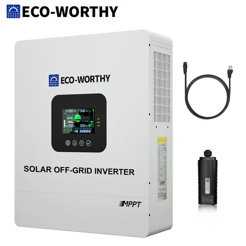 ECO-WORTHY UL1741 5000W 48V Solar Inverter Charger 48V DC to 120V AC,Inversor Solar Built in 100A MPPT Solar Charge Controller
