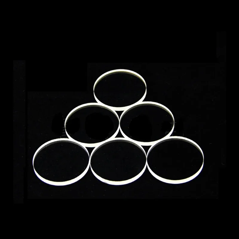 Feuille de verre de quartz JGS1, résistance aux hautes températures, résistance aux acides et aux alcalis, feuille de verre ronde ultra fine