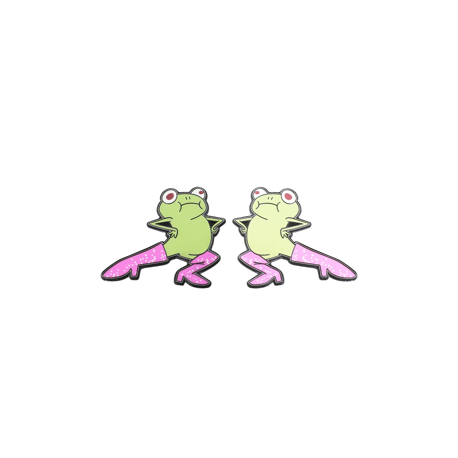 

2pcs 3D Dancing boots frog car emblems,decorative items.Suitable for decorating the rear side of cars,trucks,and SUVs,waterproof