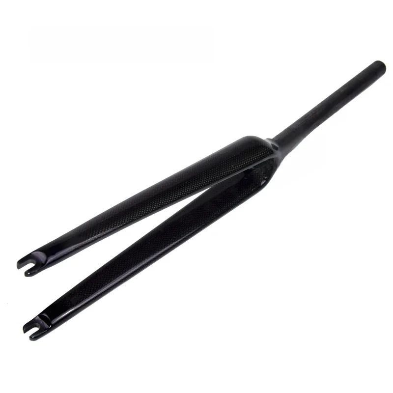 AliExpress NONE Newest 700C 25.4mm Racing Road bicycle gloss matt 3K UD full carbon fibre fork Track Fixed Gear bike front fork carbon hard fork
