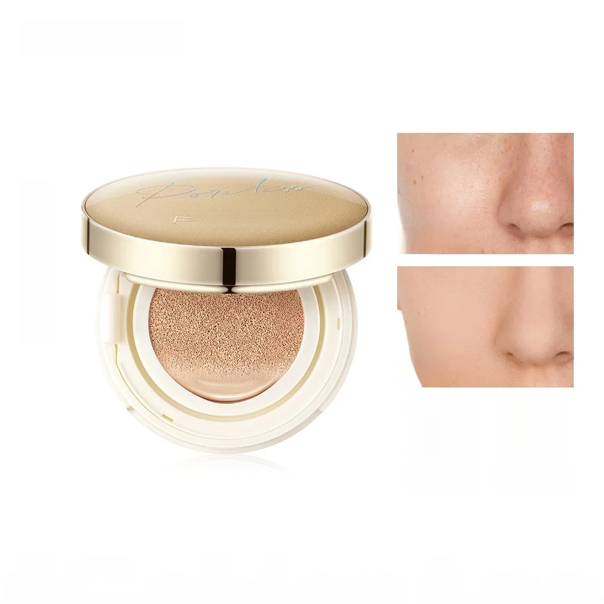 FOCALLURE fond de teint coussin d'air imperméable Base mate sans pores haute couverture crème pour le visage fond de teint lisse nutritif maquillage