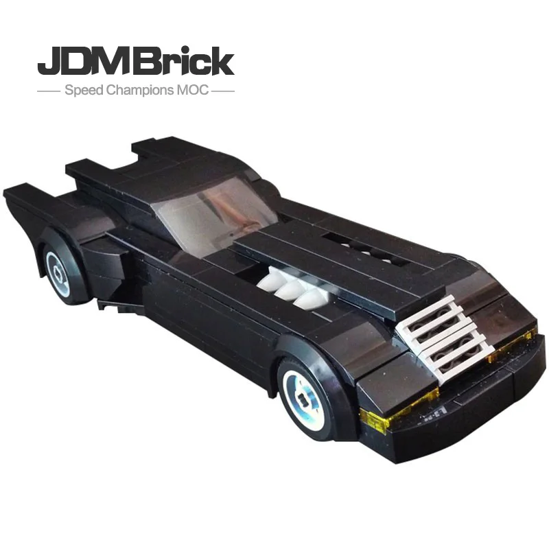 Juego de bloques de carreras de coches deportivos para niños y niñas, juguete de coche deportivo de la serie negra de MOC-10532, rompecabezas clásico guapo, montaje de coche súper deportivo, regalo