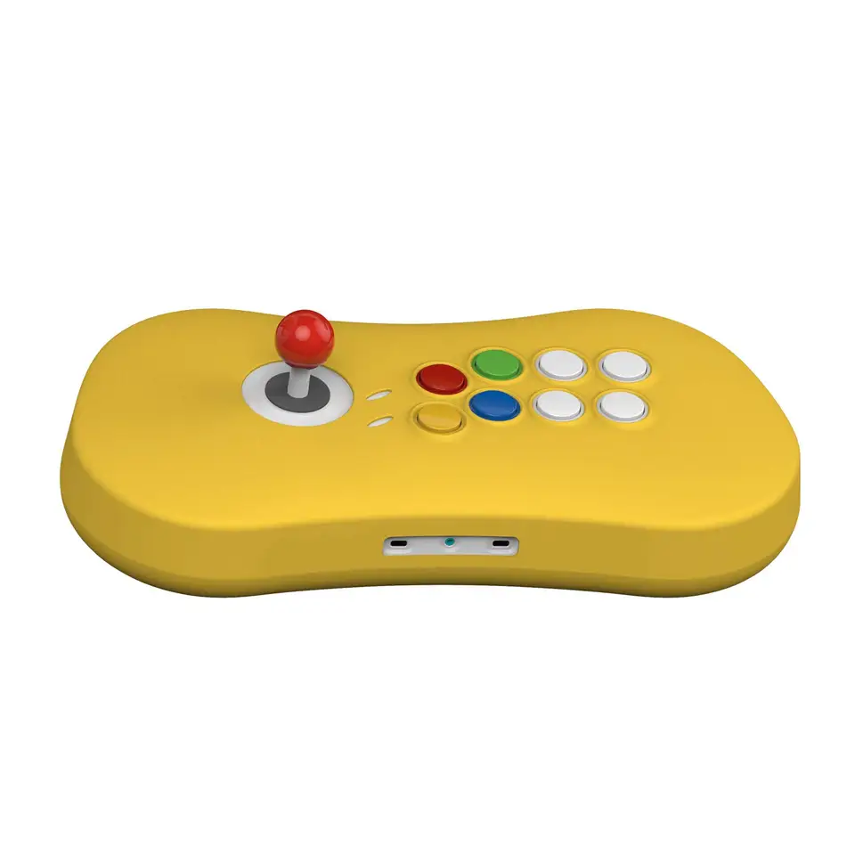 Neogeo Arcade Stick Pro Red And Yellow Silicone Cover - Neo Geo