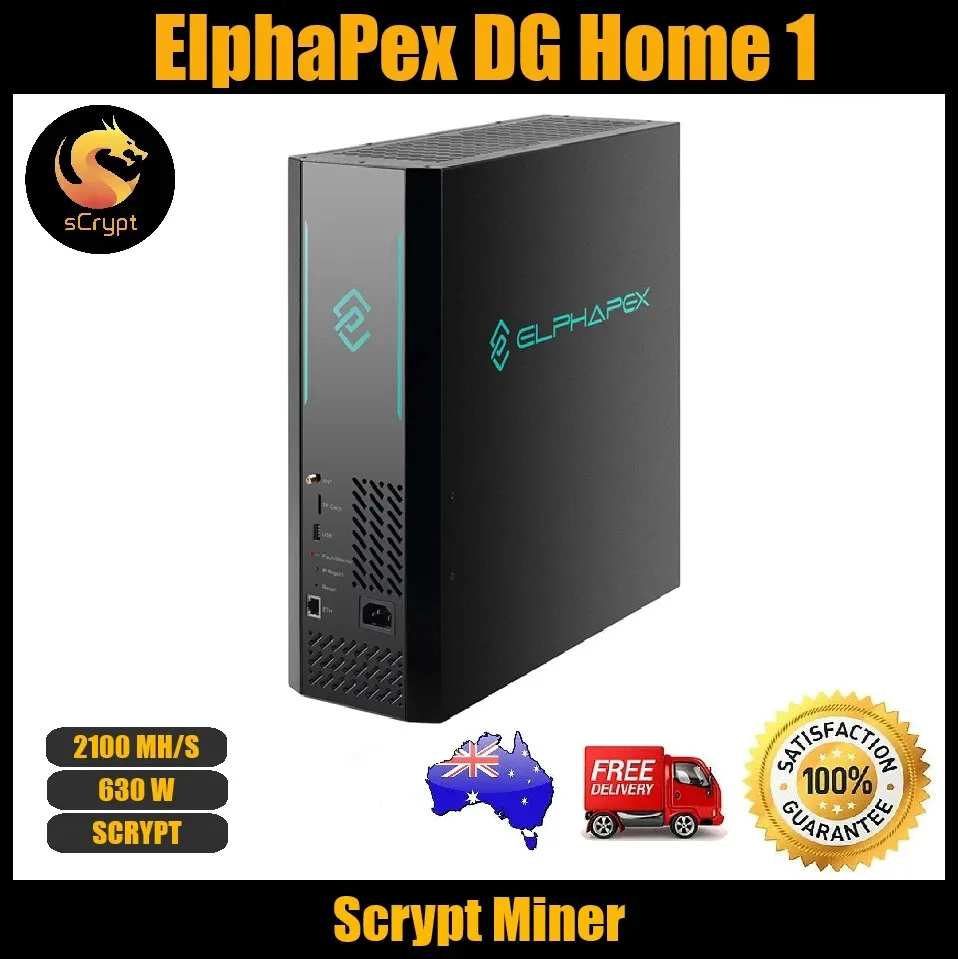 

КУПИТЬ 2 ПОЛУЧИ 1 БЕСПЛАТНО Новый ElphaPex DG Home 1 2100 МГц/с 630 Вт LTC/Doge Miner Home Scrypt Miner В НАЛИЧИИ США