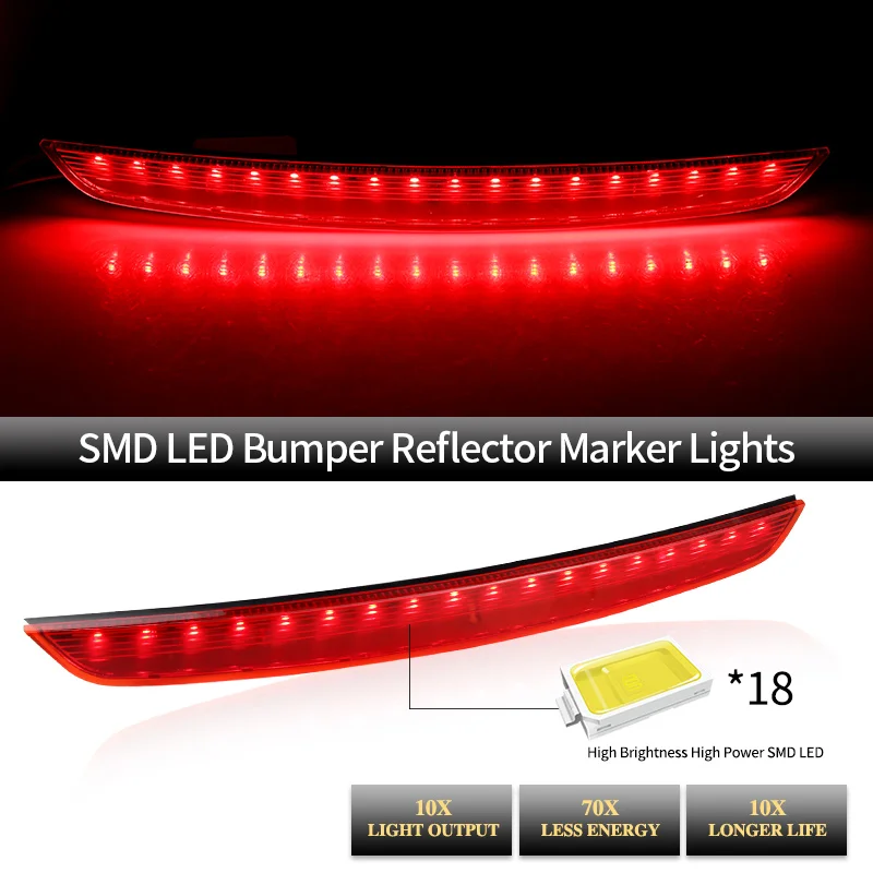 1PC LED High Mount 3rd Third Brake Light Canbus For 2006 2007 2008 2009-2014 Audi TT 8J MK II Tail Stop Warning Fog Strip Lamp view 4