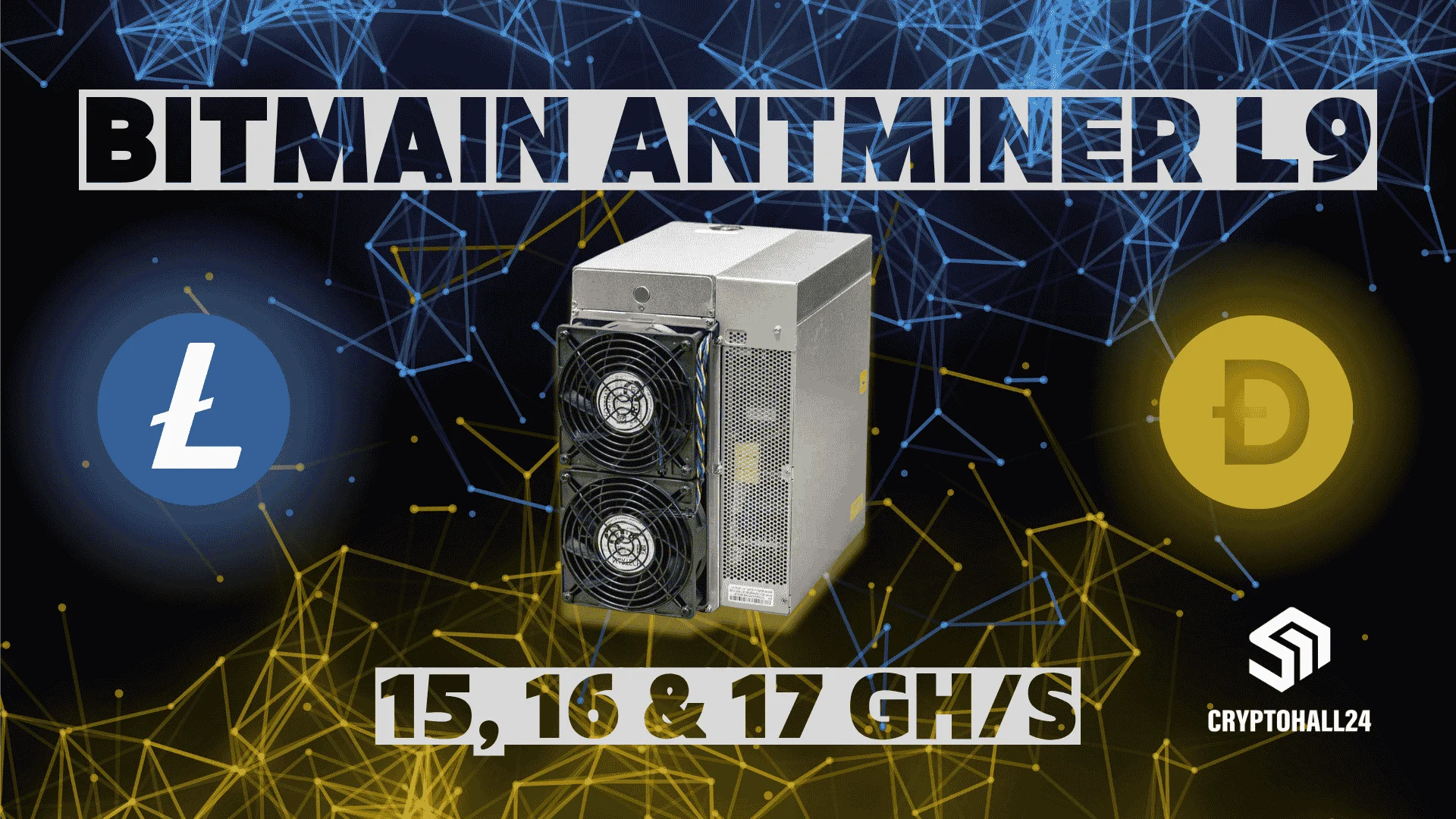 AF شراء جهاز تعدين العملات المعدنية BITMAIN L9 17GH/S 3360W LTC/DOGE الجديد...