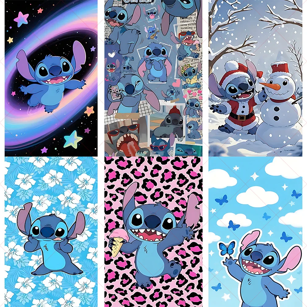 

Disney Stitch Sewing Door Set Christmas Birthday Party Decoration Background Indoor Outdoor Backdrop Baby Shower Photograph Prop