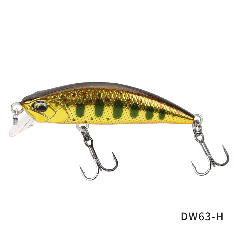TSURINOYA Sinking Minnow Mini Harter Köder DW63 50S 50mm 5g Künstliche Angelköder Wobbler Crankbait Forellenköder