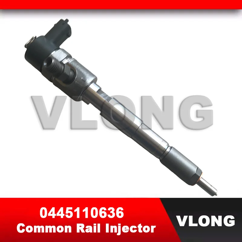 Diesel Pump Part For Mazda 5 2006 2L Liter 110cv Common Rail Fuel Injector 0445110636 0 445 110 636 For SAIC Chase V80 G10 T60
