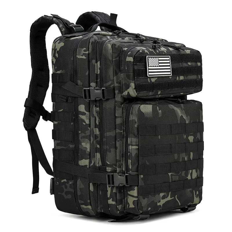 LHI 45L Men Hiking Backpack Tactical Hunting Treeking Travel Camping Bug Out Bag Outdoor EDC Survival Military Rucksack