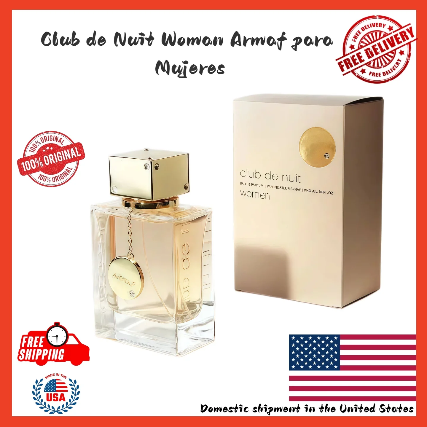 

ARMAF CLUB DE NUIT Women EDP 3.6oz/105ML WOMEN'S PERFUME FREE SHIPPING Luxury perfume - a birthday or Valentine's Day gift