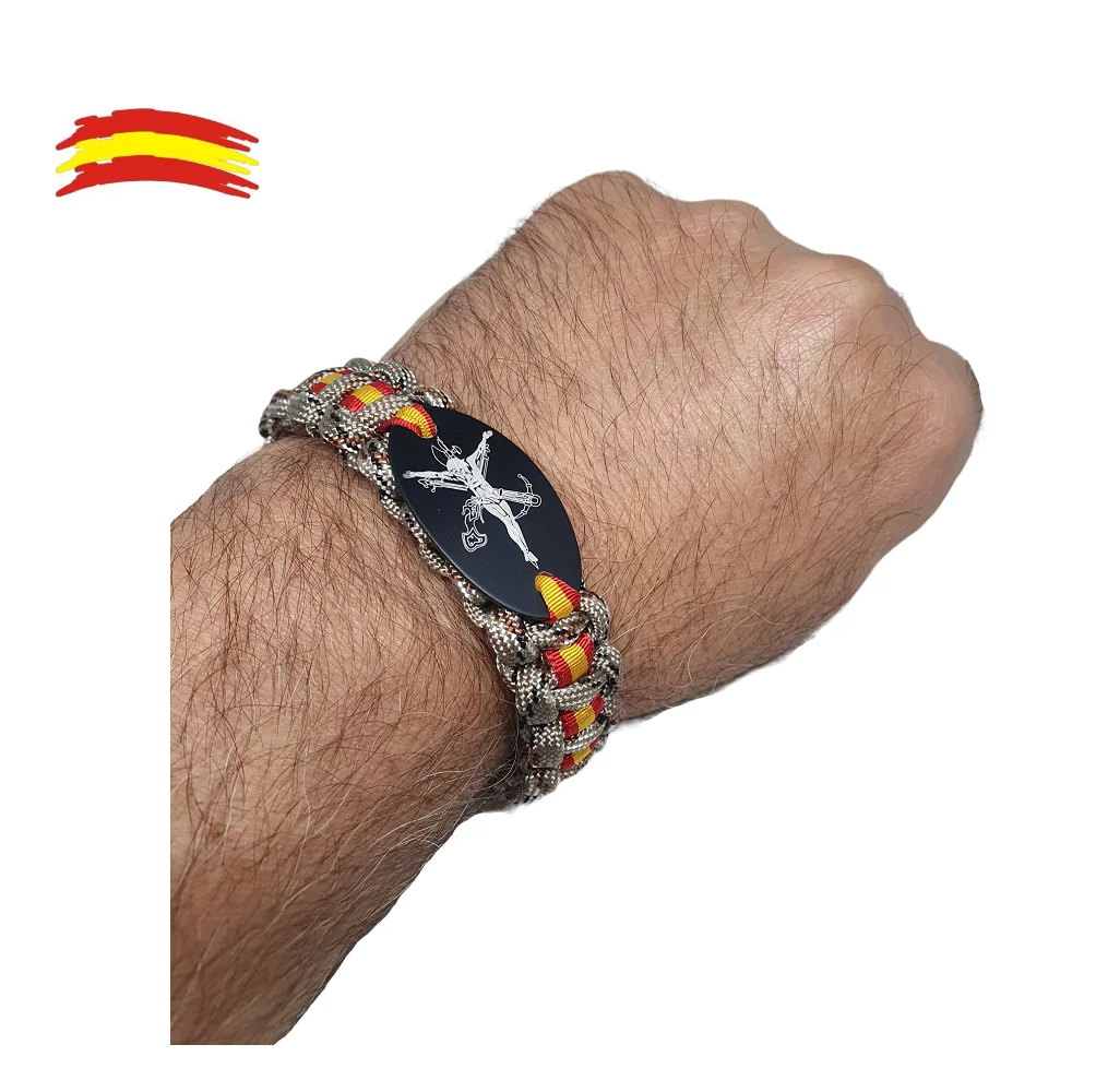 Christ of the Good Death Legion rope bracelet for men, fashion handicraft, soldier, accessory Spain