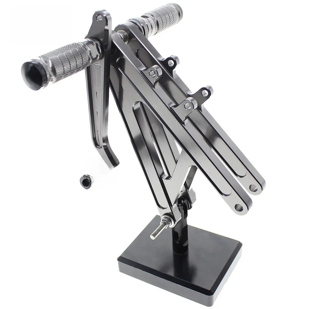 Pour Honda RS125 GP125 RS 125 GP 125 1995-2013 CNC en alliage d'aluminium moto repose-pieds pédale pied cheville arrière ensemble arrière