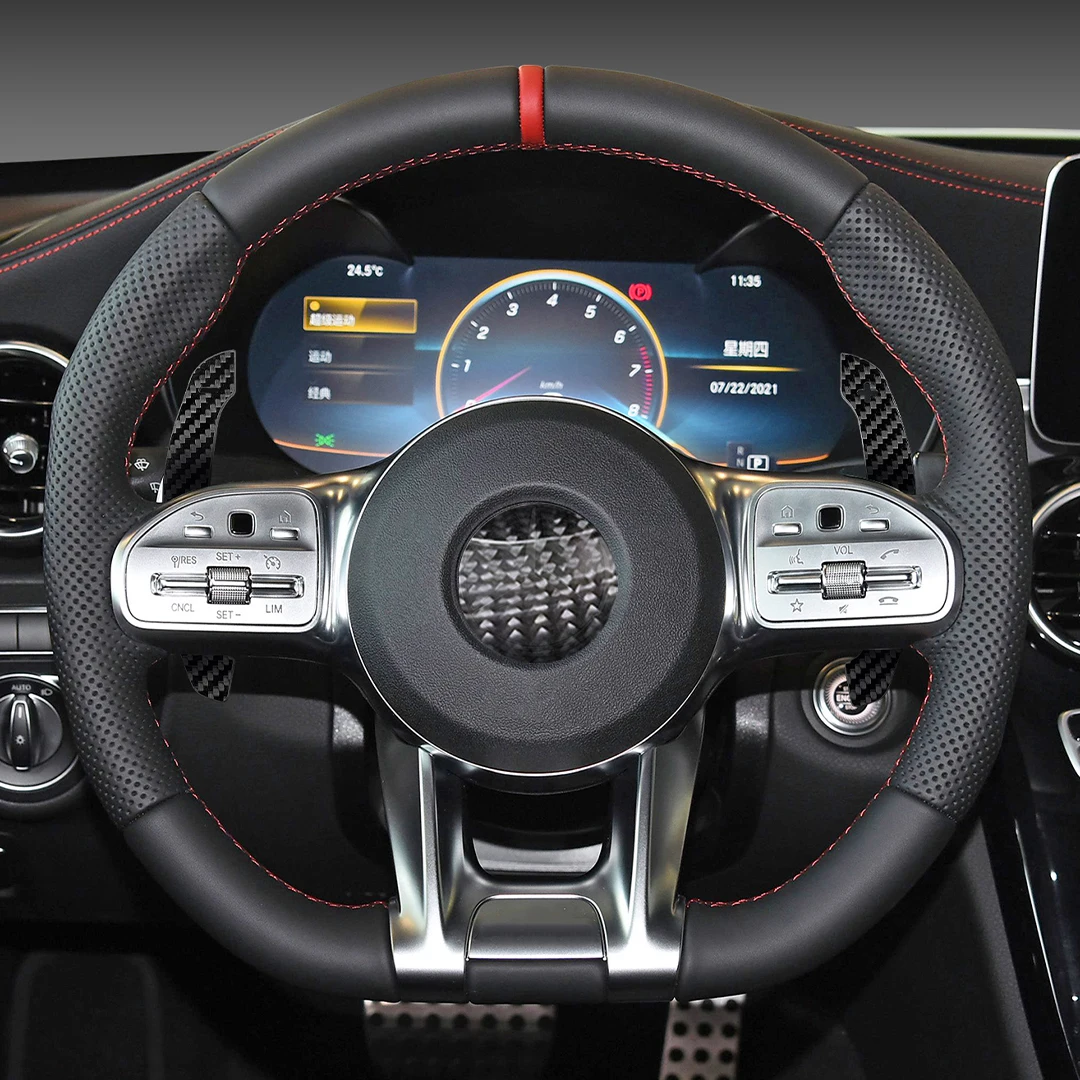 

Carbon Fiber Magnetic Paddle Shifter For Mercedes AMG Steering Wheel Paddle Shift Extersion