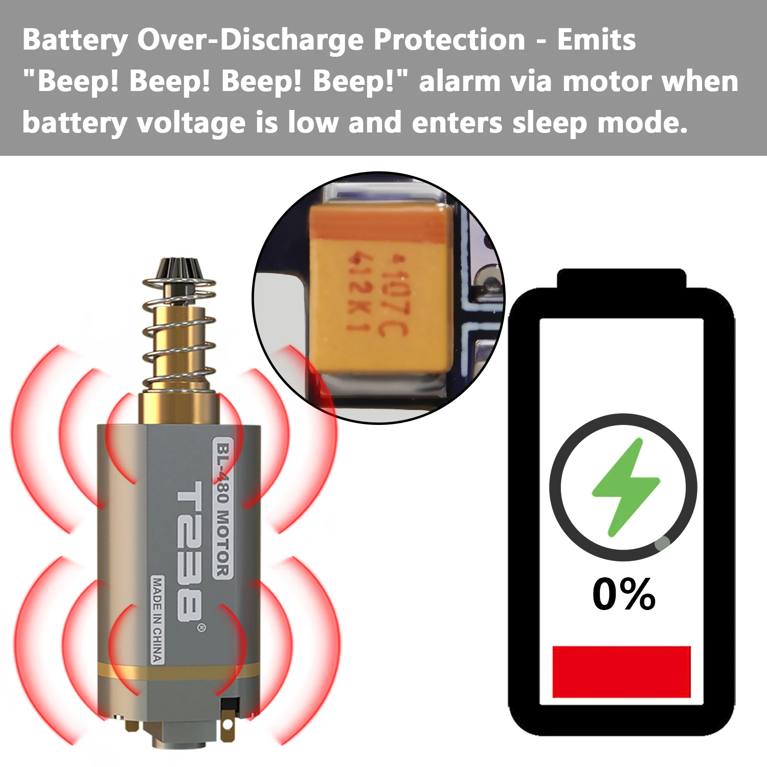 T238 V1.7 V3 PRO MOSFET ETU Optischer Sensor Programmierbar für AIRSOFT Gel Blaster V3 Gearbox – Detail 11