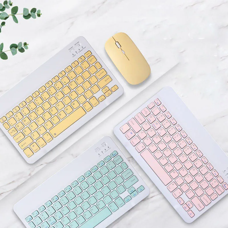 Keyboard and Mouse For iPad Samsung Xiaomi Huawei iOS Android Windows Phone PC Teclado Wireless Bluetooth Keyboard With Touchpad