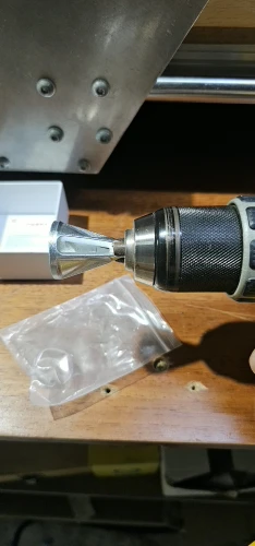 Hex/Triangle Handle 3-Blade External Chamfer Tool,Fast Deburring Drill Bit Accessory for Stainless Steel,Copper & Screw Trimming photo review