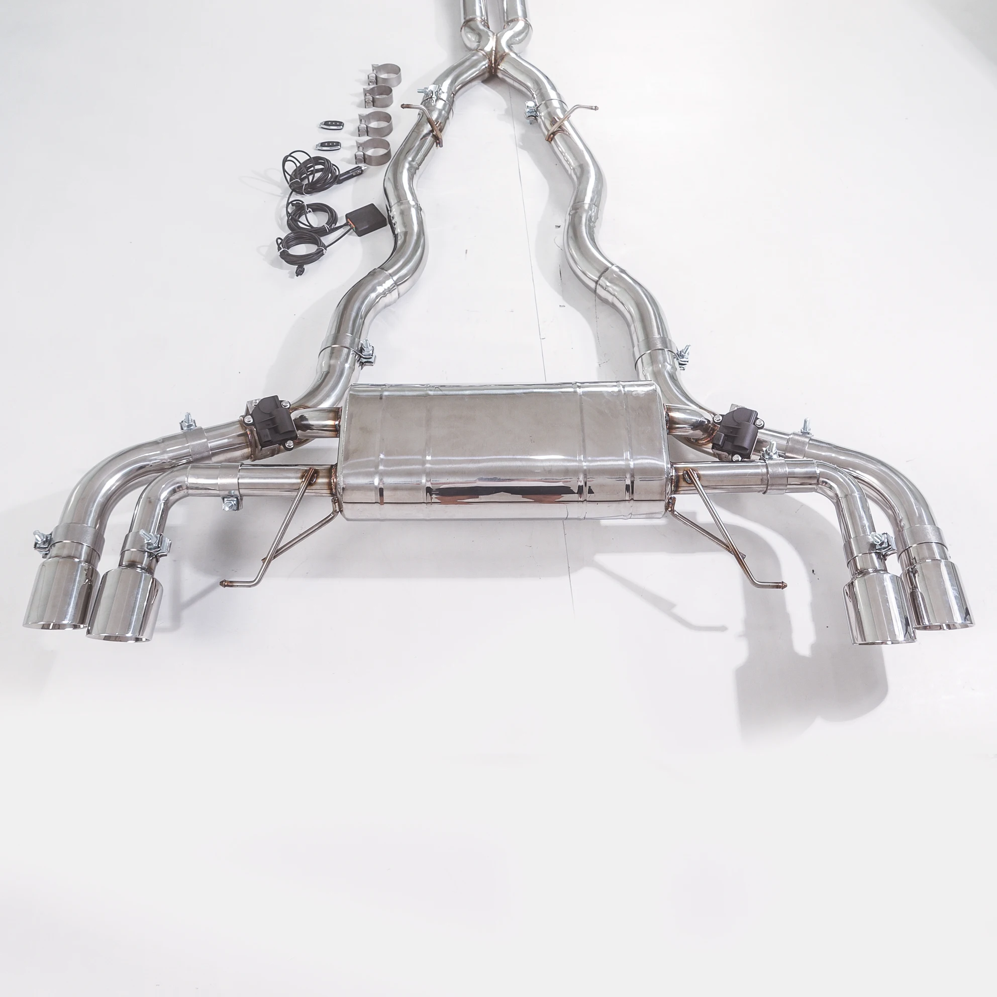 

Dual Valve Exhaust Mid-tailpipe GFC for BMW M550 G30 4.4T Single Muffler Outlet OEM Connection