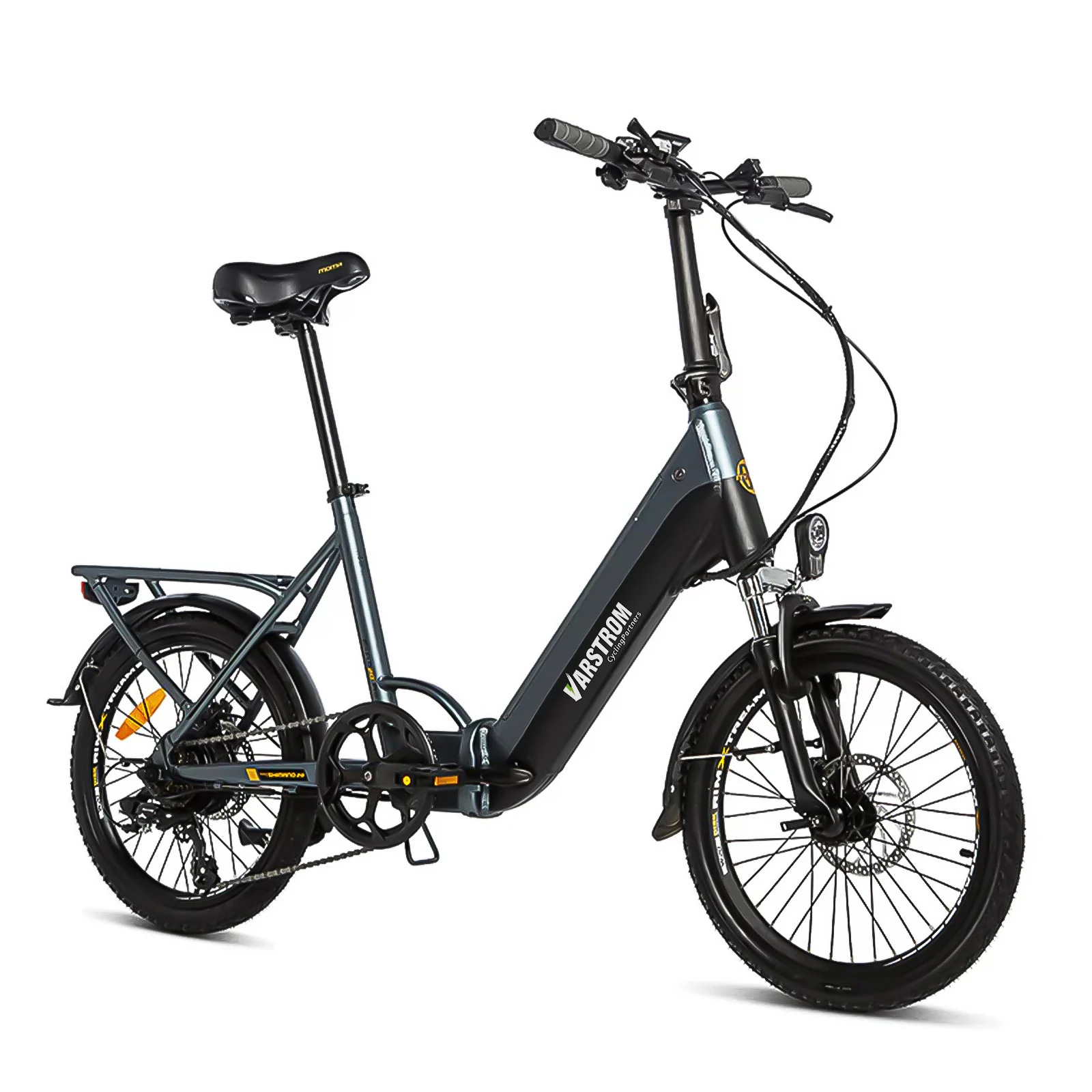 Kangaroo 20" Faltbares Elektrofahrrad Erwachsenen E-Bike Citybike mit LCD-Display 16Ah 691WH herausnehmbarem Akku 43V 250W bürstenloser Hinterradmotor hydraulische Scheibenbremse 7-Gang für den