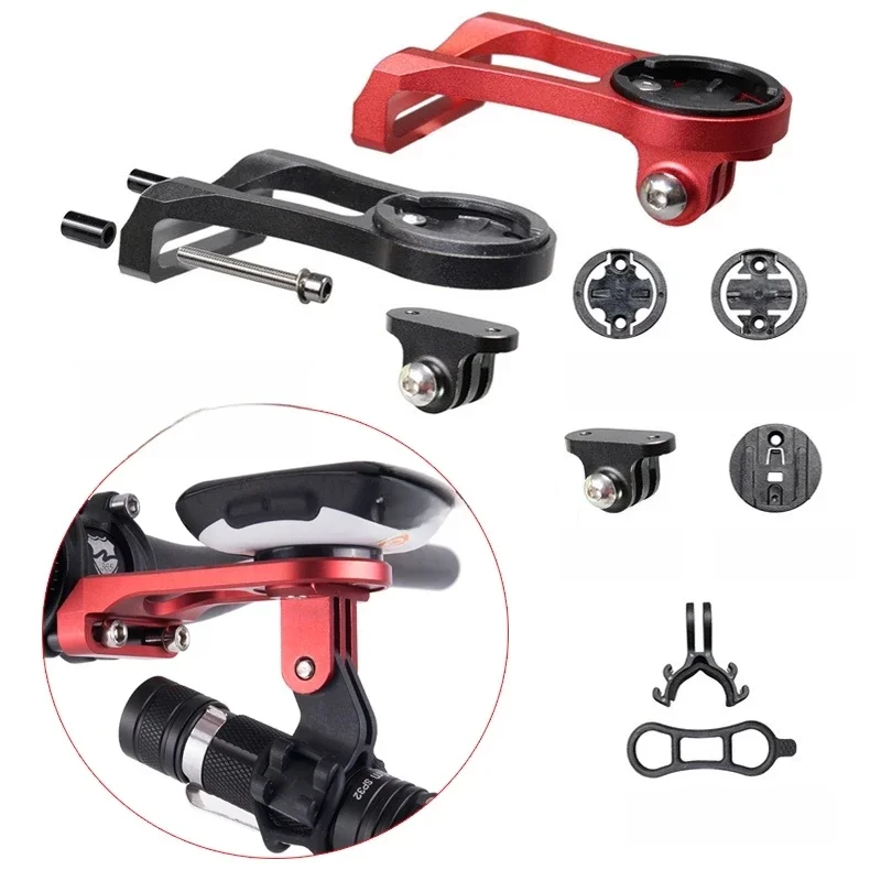 AliExpress Bicycle Computer Camera MountBicycle Speedometer Stand Bike Stem Mount Flashlight Holder Support For Garmin IGPS Bryton GoPro