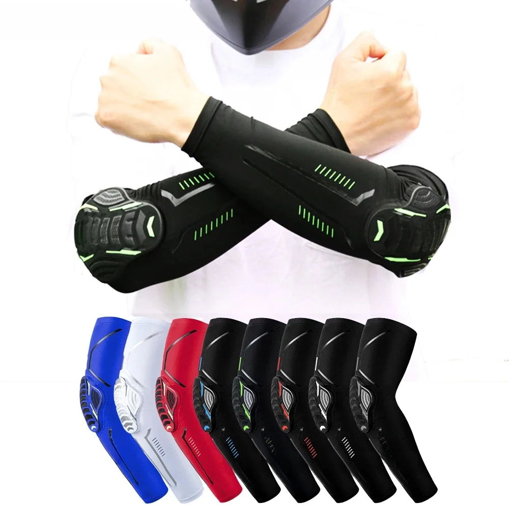 AliExpress SPRRTOR 1Pair Sports Anti-collision Elbow Pads Compression Arm Sleeves Protector Basketball Football Cycling Knee Support Guard