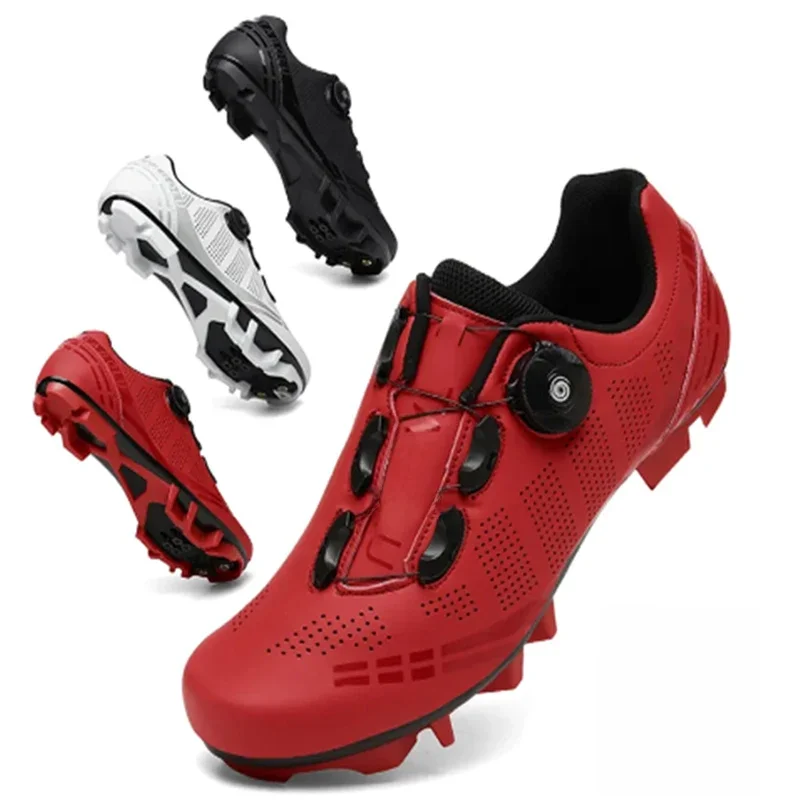 AliExpress pscownlg Unisex Cycling Sneaker MTB Shoes with Men Cleat Road Dirt Bike Flat Racing Women Bicycle Mountain