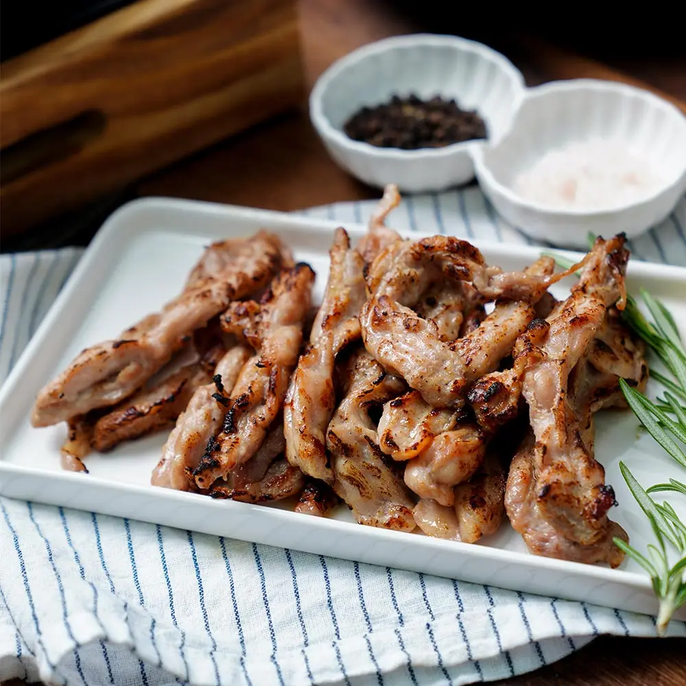 A Rare and Precious Cut! Salt-Grilled Chicken Neck Meat 300g x 3 Packs (Total 900g)