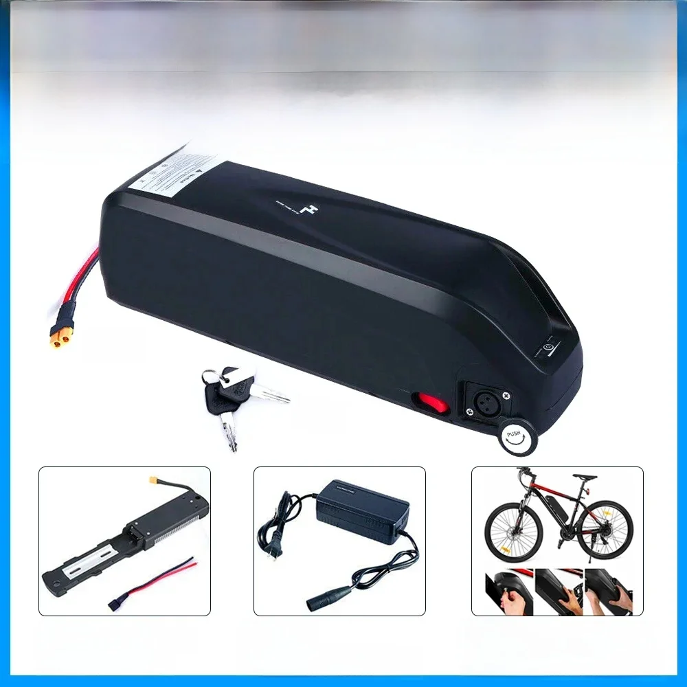 AliExpress Aleaivy E Bike Battery 36V 48V 17Ah 20Ah 52V with Genuine 18650 Cell for Bafang Voilamart CSC 1500W 1000W 750W 500W Motor + Charger