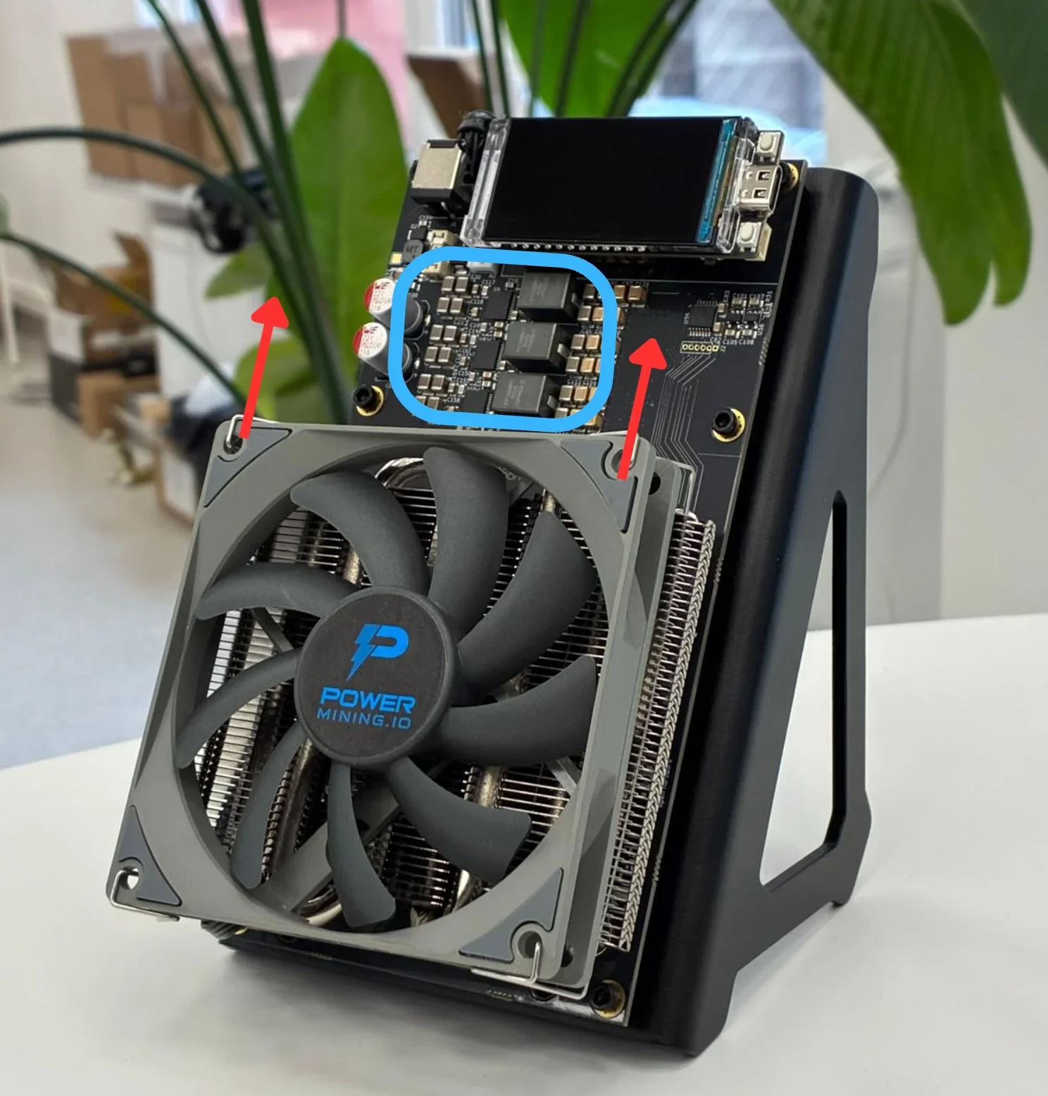 

P. READY TO SHIP BUY 2 GET 1 FREE Brand New NerdQaxe++ 4.8Th/s Hydro Liquid Cooler Bitcoin Miner with Power Supply