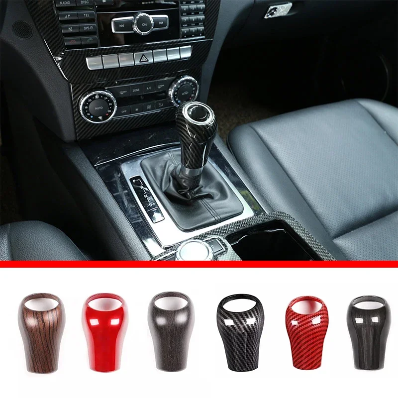 Couvercle de pommeau de levier de vitesse de voiture, accessoires de garniture pour Mercedes Benz A C E G GLK CLS classe W169 W203 W204 W211 W212 W463 X204 W219 W218