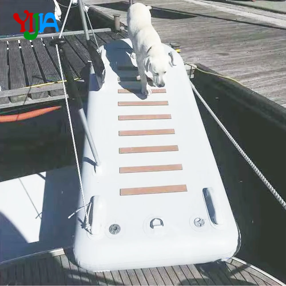 

Портативная надувная плавающая док-станция длиной 2 м, платформа для газона и доска для весла, надувная лодка, гангвей для лодки и яхты