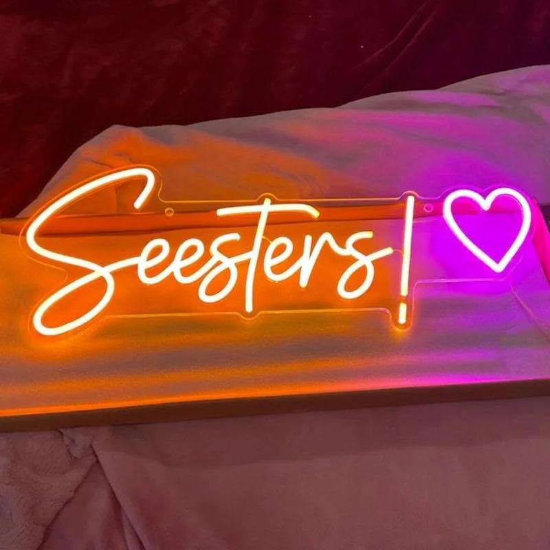 

Personalized Custom Neon Sign LED Light - Kids Name Wall Decor, Teenage Bedroom Room Decoration, Big Size for Home Business