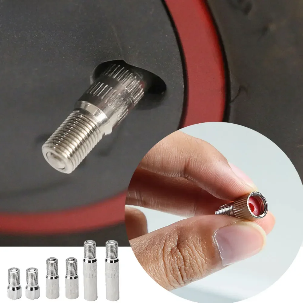 AliExpress AQTQAQ 1 Pair Bicycle Car Valve Extender for Schrader Valve 19mm 25mm 39mm Replacement Cycling Bike Parts Extension Tube Accessories
