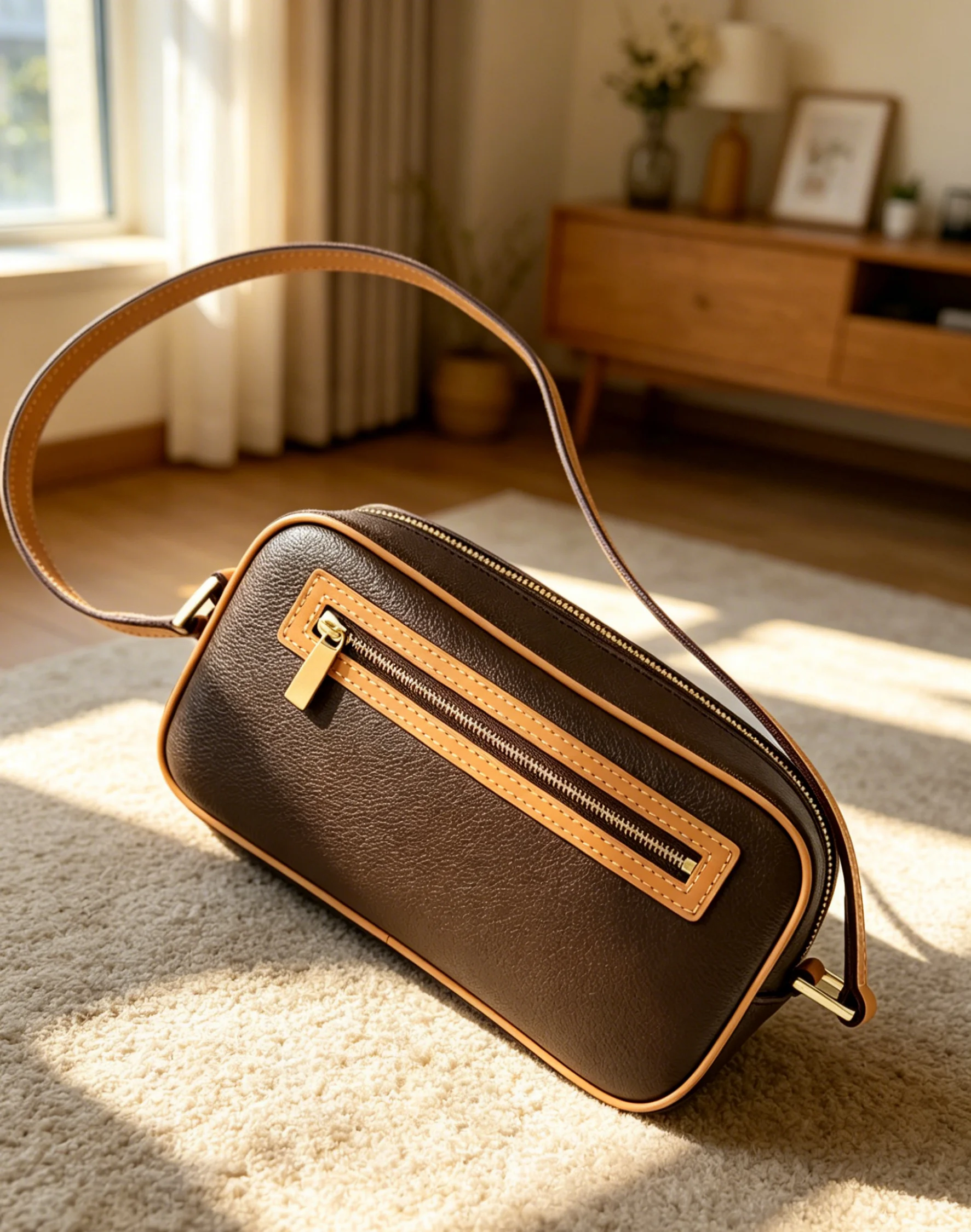 2026 Size: 22X6X11.5 cm no box New Model Versatile and Fashionable Real Leather Bag - Durable,High-Quality and Affordable