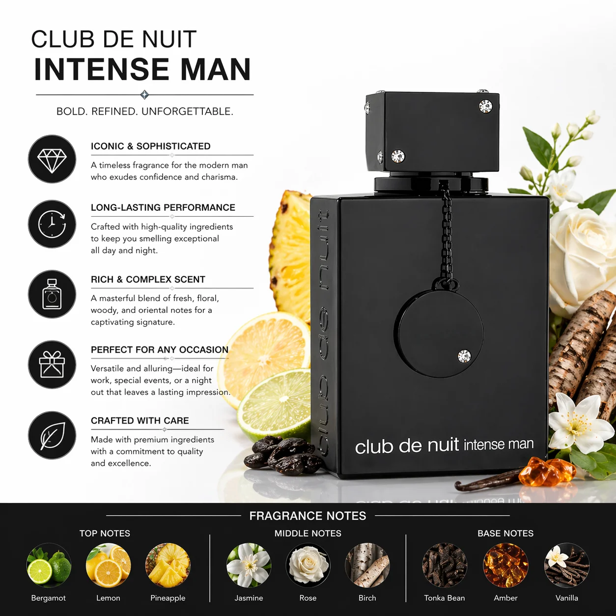 Luxury Club De Nuit Untold Eau - Perfume Fragrance Gift Set recension och pris