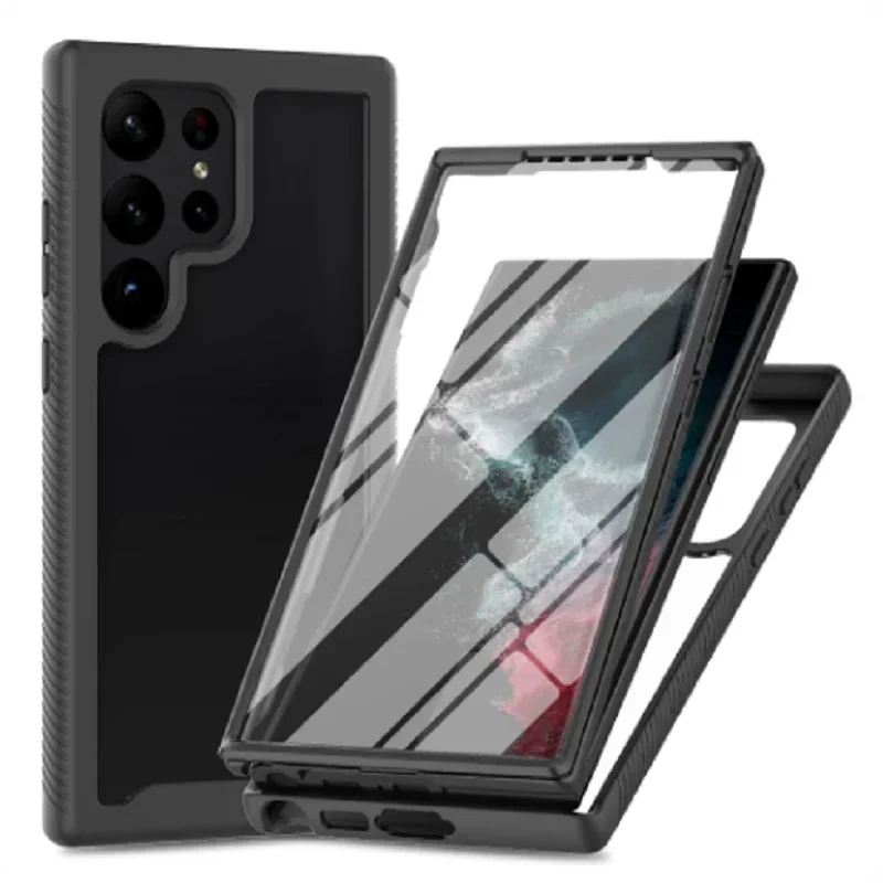 S26 Ultra S25 S24 S23 Coque Voor Samsung Galaxy S20 FE 5G Crystal Case Scherm 360 Bescherm Shell Samsung S23 Plus S 24 FE 25 26 - afbeelding 2