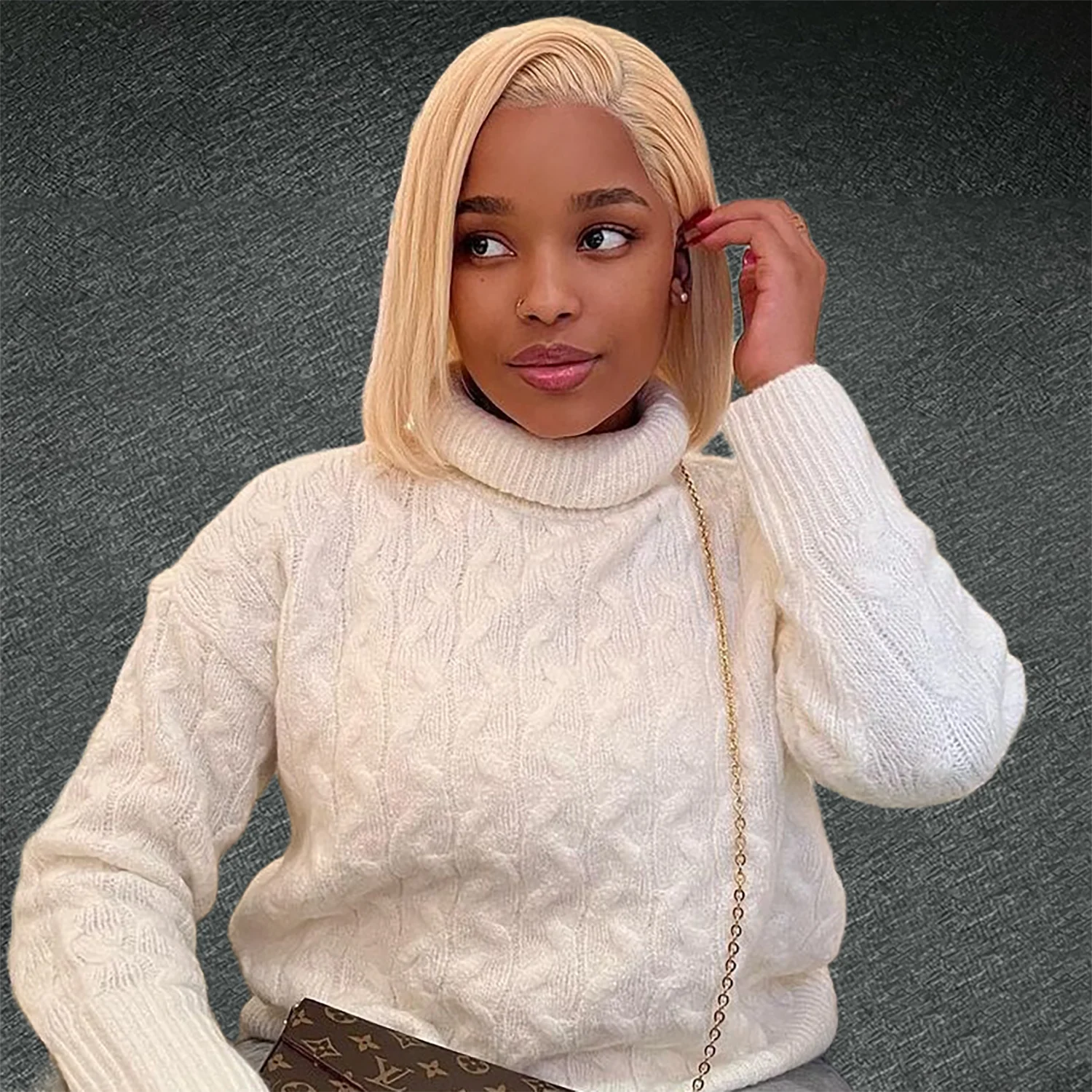 

613 Прямой парик Боб Медовый блондин Парик из натуральных волос на кружеве для женщин Парик с закрытием шнурка 13x4 13x6 HD Прозрачный парик на фронтальной части шнурка