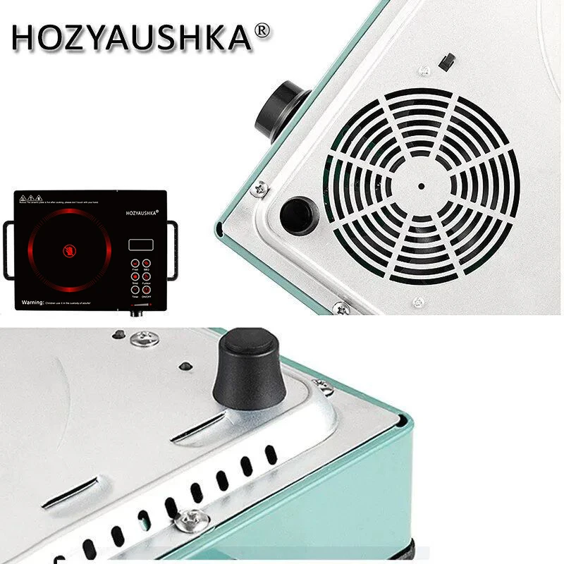 HOZYAUSHKA 2200W high-power electric ceramic stove knob control 16-speed temperature control