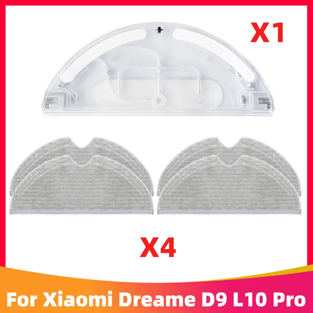 Pièces de Rechange Compatibles pour Xiaomi Dreame D9 / D9 Pro / D9 Max / L10 Pro, Chiffon de Vadrouille Précieux d\'Eau